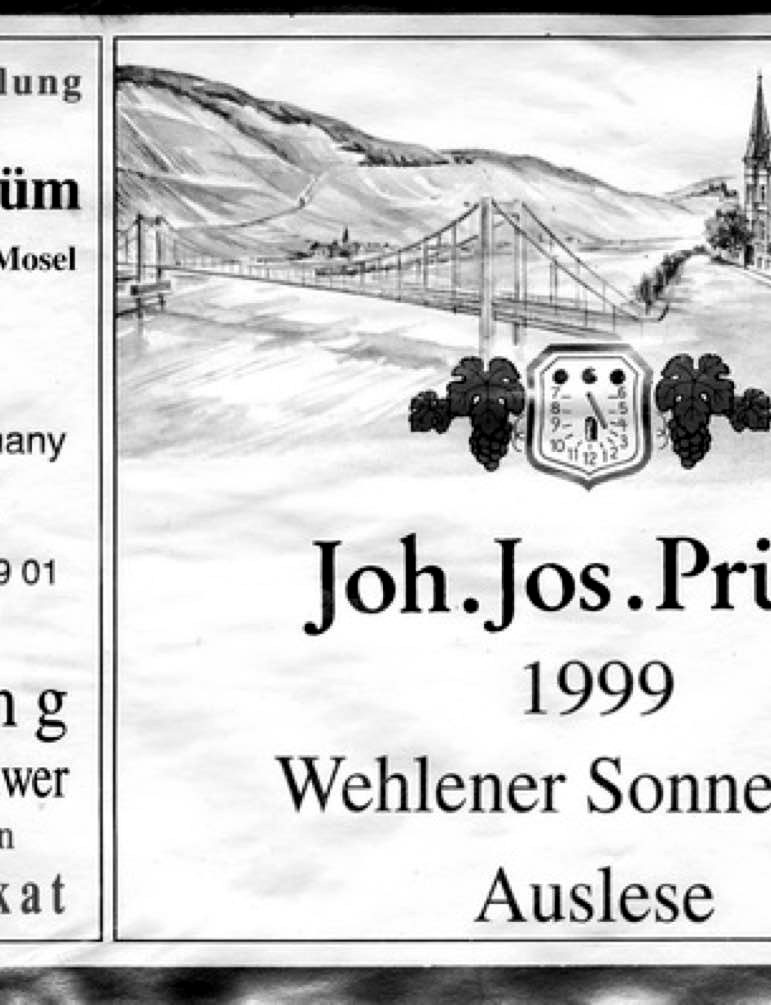 Joh. Jos. Prüm label, Wehlener Sonnenuhr