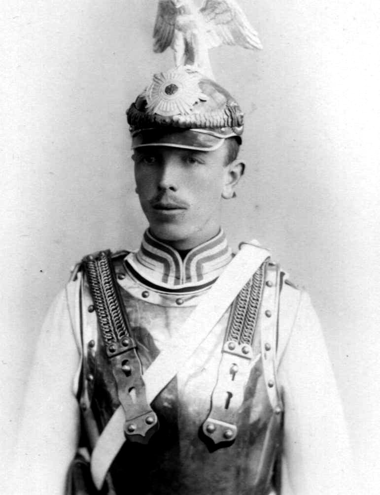 Sebastian Alois Prüm as a Guard Cuirassier